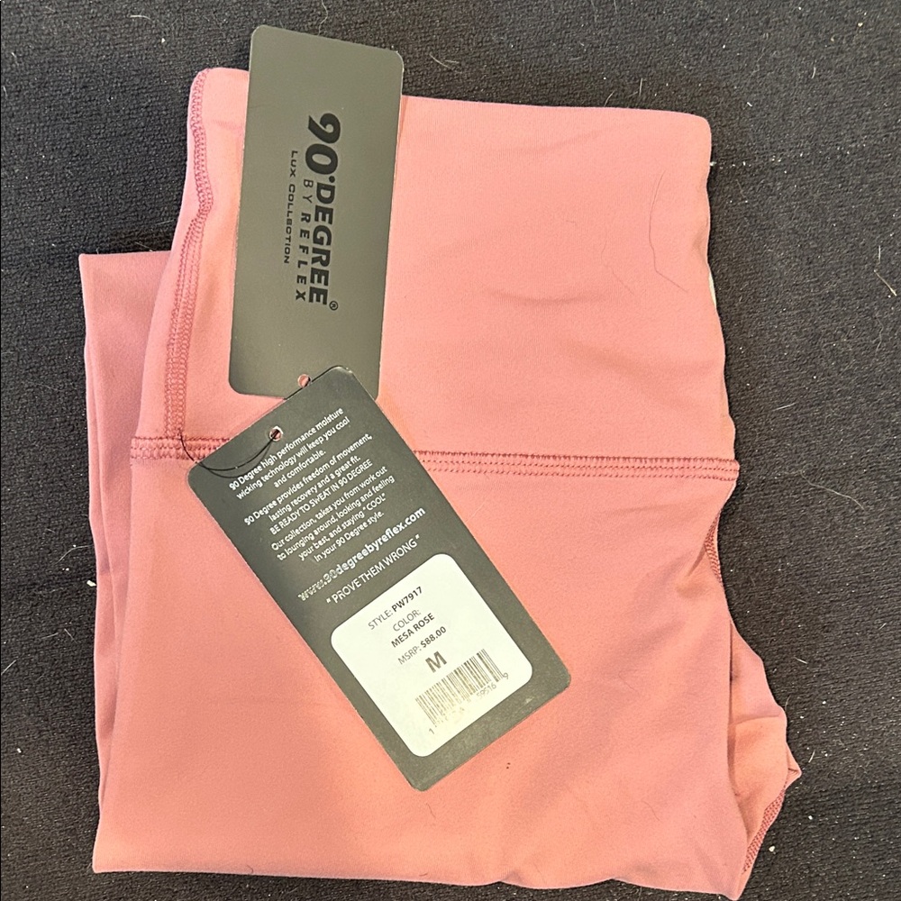 90 Degree By Reflex Blush Active Leggings